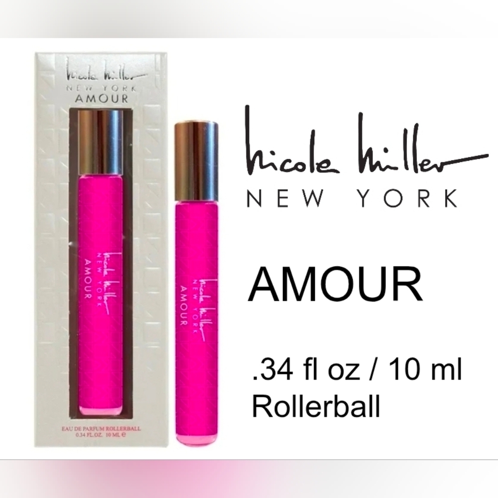 Nicole Miller New York Amour Rollerball Eau De Parfum, 0.34 fl oz NIB